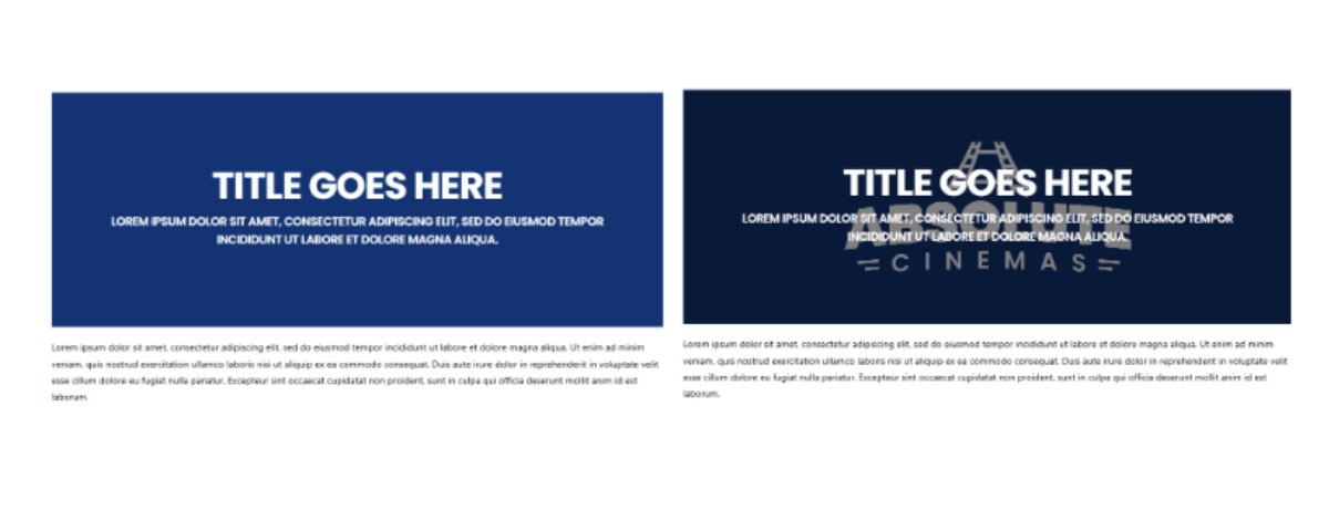 Layout / 1 Column, Hero, Title, Intro