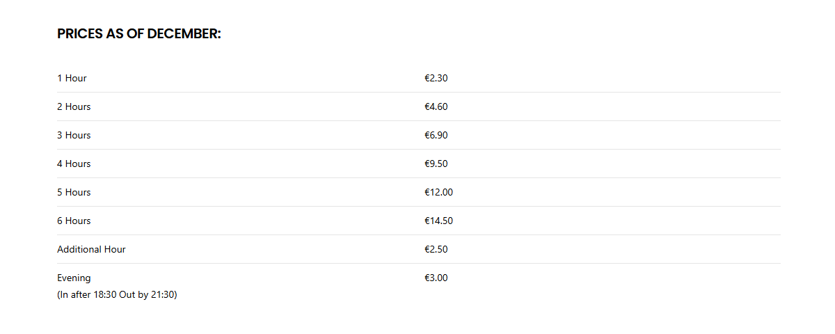 Table / 2 Columns, Title, Lines